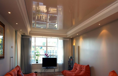 Двухуровневый натяжные потолки 1