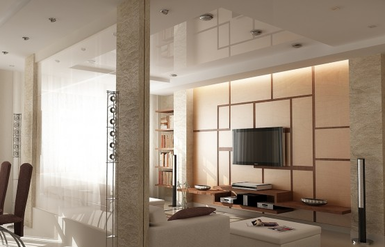 Натяжные потолки под ключ