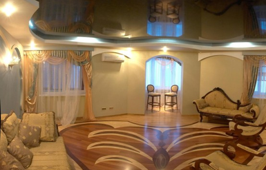 Натяжные потолки под ключ