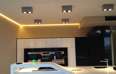 Натяжные потолки под ключ