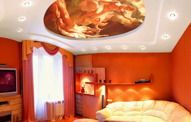 Натяжные потолки с фотопечатью